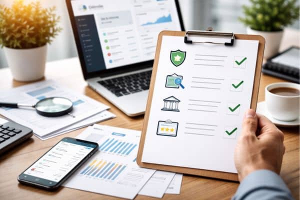 Révision d'un service financier professionnel